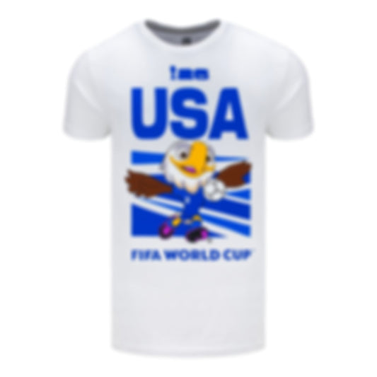 USA Mascot White T-Shirt - Unisex