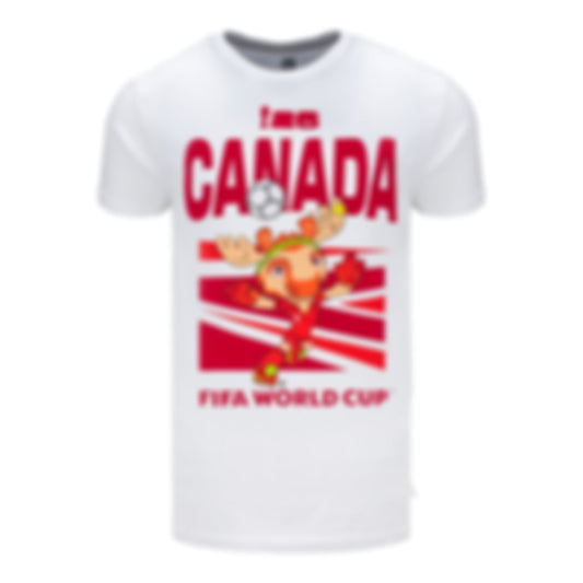 Canada Mascot White T-Shirt - Unisex