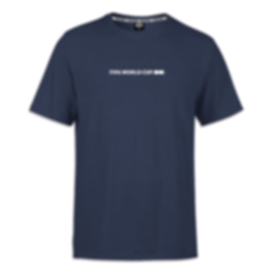 Vertical Abstract Navy T-Shirt - Unisex